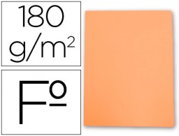 Subcarpeta cartulina Gio Folio naranja pastel 180 g/m²